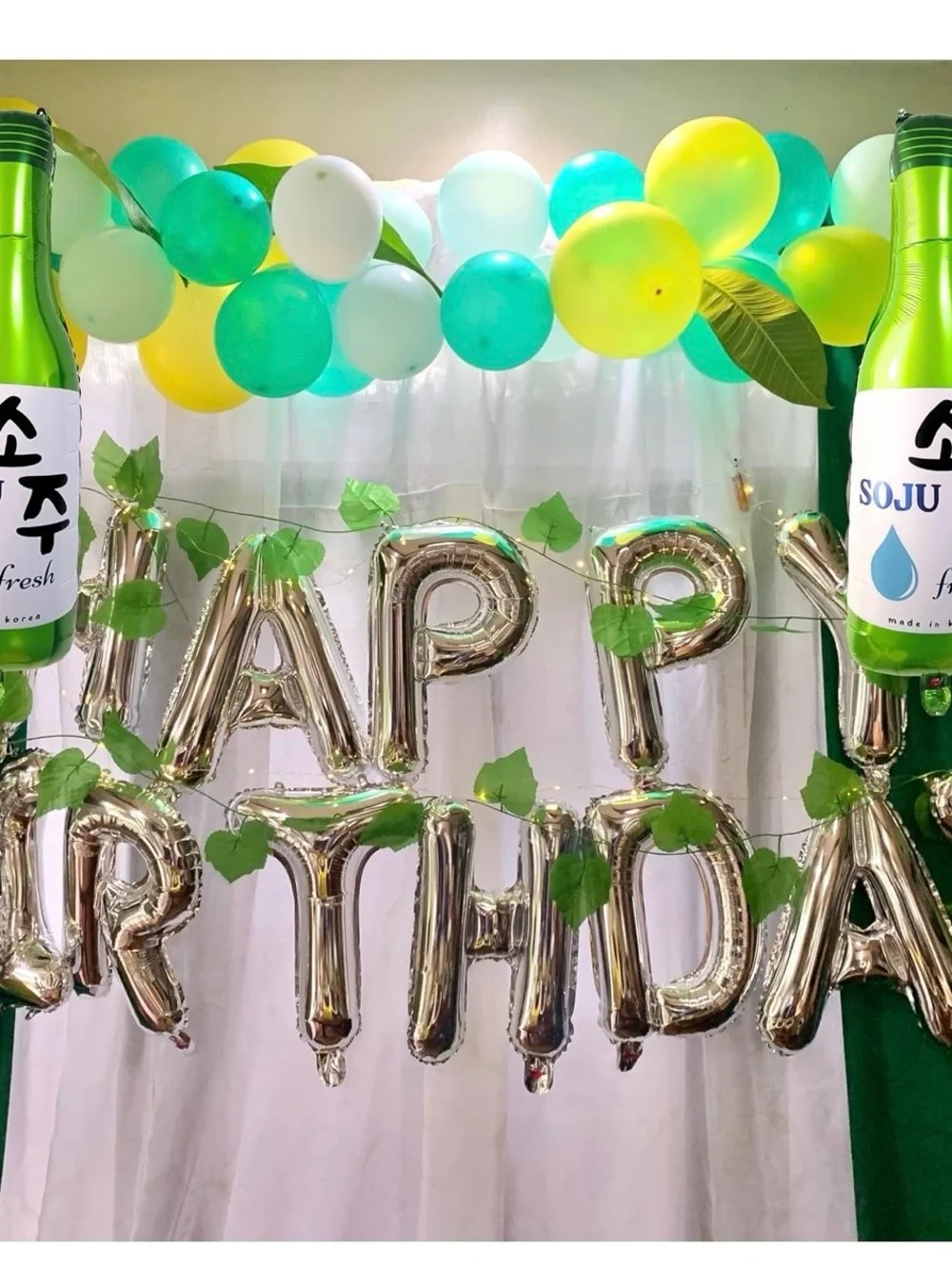 Soju Bottle Party Balloon - $6 each. Have 3….make an offer if buy more than 1.
